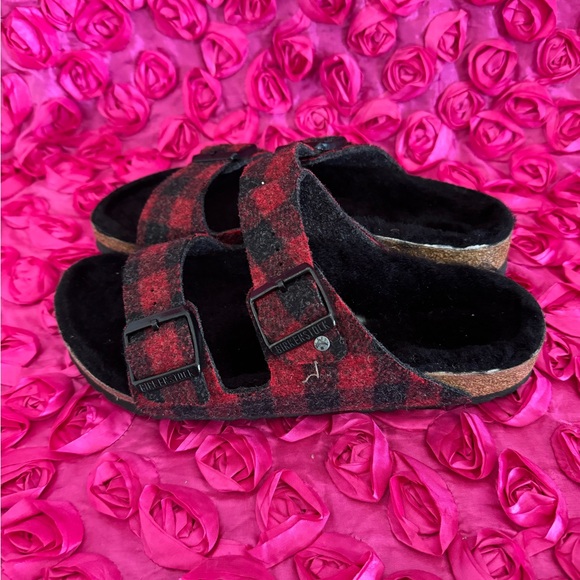 Birkenstock Women's Arizona Happy Lamb Sandals - Picture 5 of 8